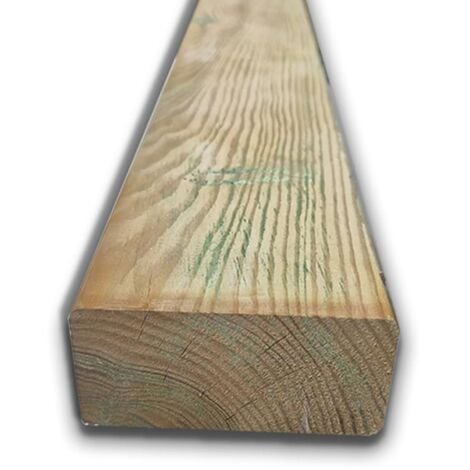 Listello in legno di pino impregnato 4,5x9 cm, lunghezza 300 cm