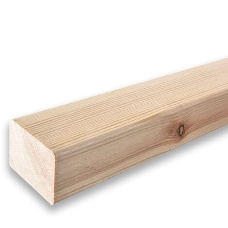 Listello in legno di pino naturale da 400 cm, sezione 4,5x6 cm