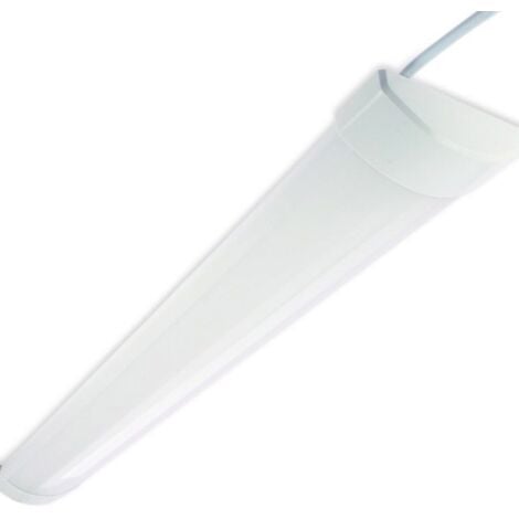 Lampada sottopensile lampada da cucina lampada da cucina, impermeabile IP65,  bianco opale, LED 36W 3400Lm bianco neutro, LxPxH 123x6,7x2,2cm