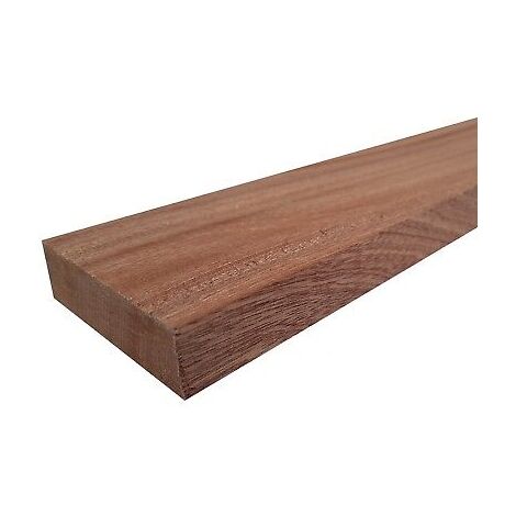 Listello Legno Massello di Mogano Piallato mm 20 x Varie Misure x 1500 Listone