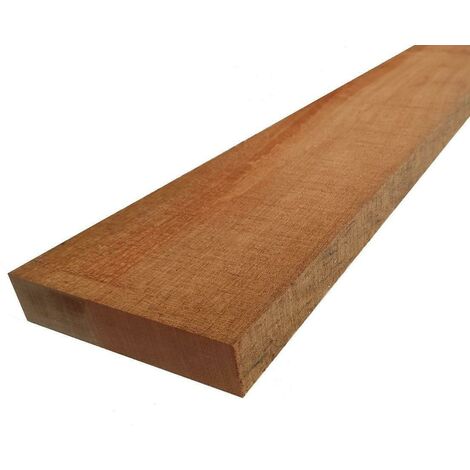 Listello legno massello di mogano grezzo segato mm 40 x varie