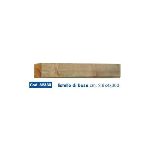 LISTELLO PER PAVIMENTO PINO IMPREGNATO 28X40X3000 MM