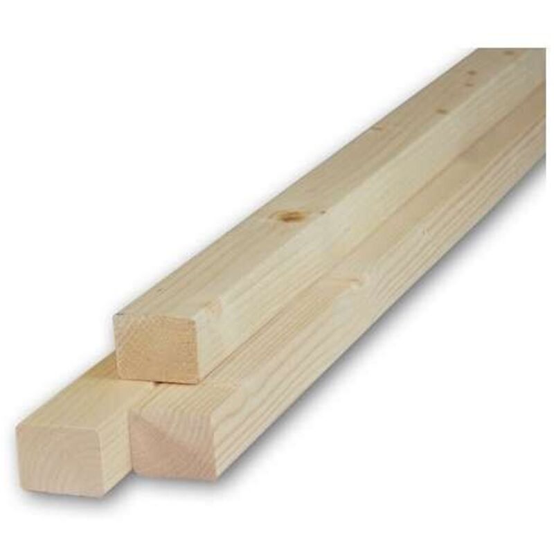 Listello Piallato In Abete 30 X 30 X 1000 Mm