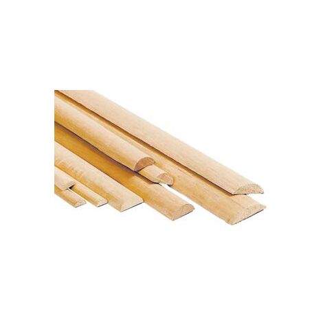 LISTELLO PIALLATO MEZZOTONDO KOTO- - mm.14x30x2450 - 20 pezzi PIRCHER