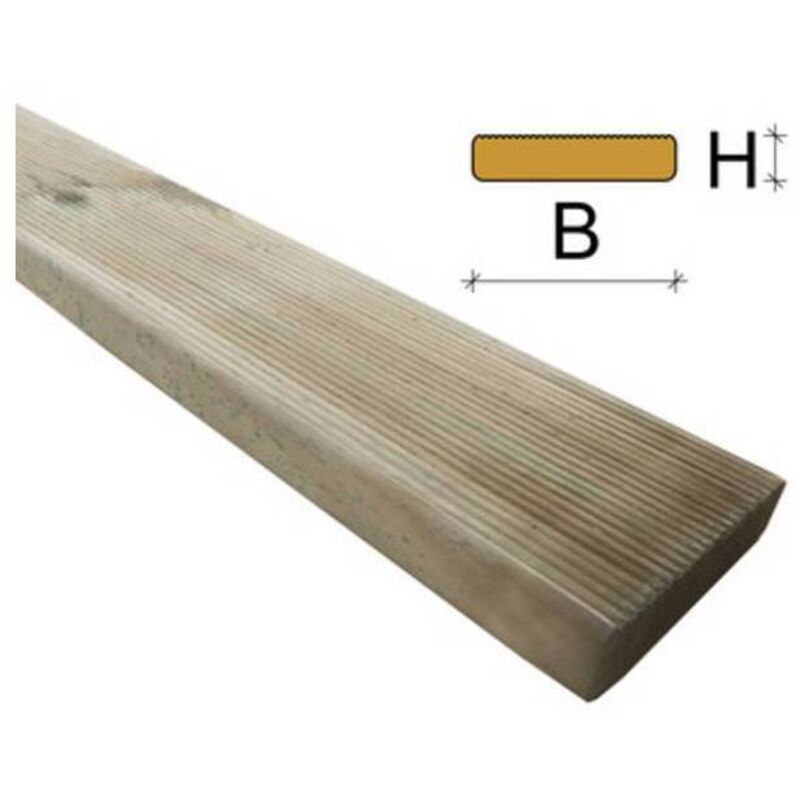 List�n Para Pavimento Pino Impregnado 19x93x2400 Mm