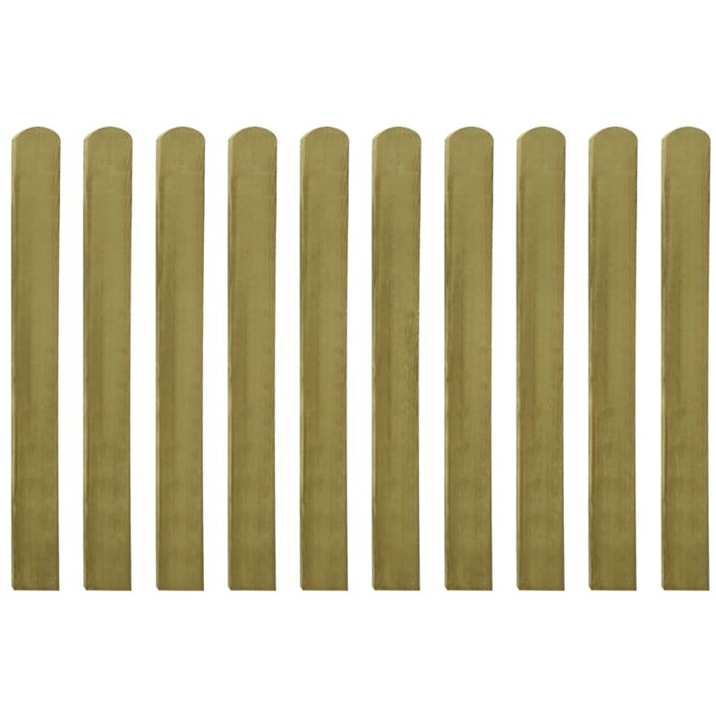 

Listones de valla de jardín 20 uds 100 cm madera impregnada