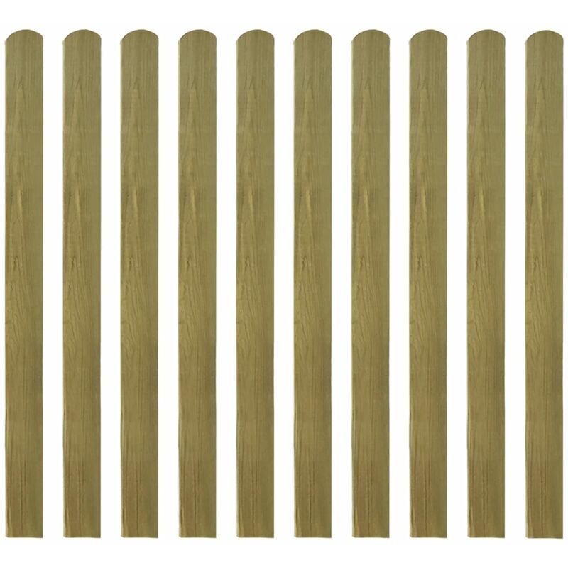 

Listones de valla de jardín 20 uds madera impregnada 120 cm
