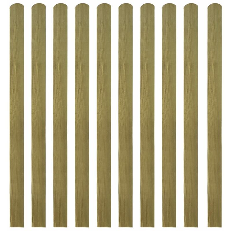 

Listones de valla de jardín 20 uds madera impregnada 140 cm
