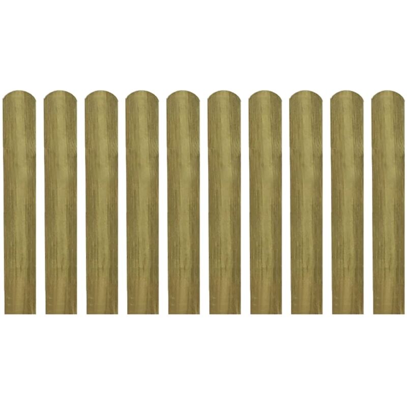 

Listones de valla de jardín 20 uds madera impregnada 60 cm