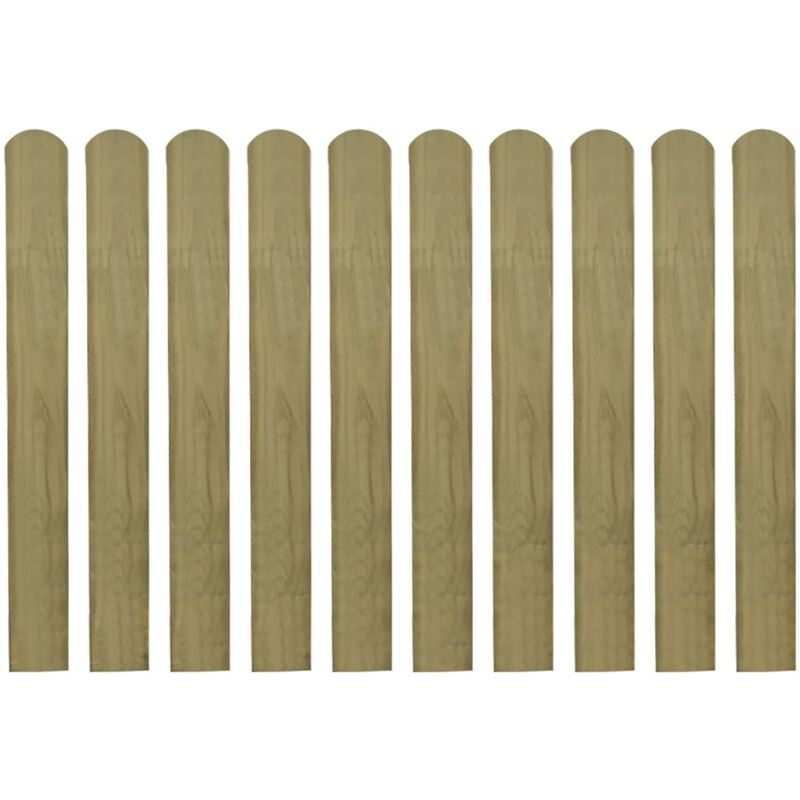 

Listones de valla de jardin 20 uds madera impregnada 80 cm