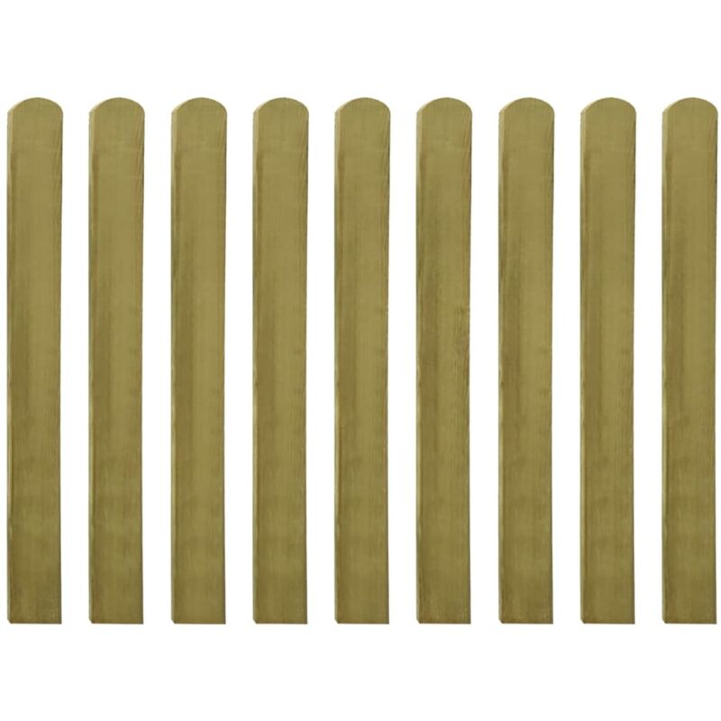 

Listones de valla de jardin 30 uds madera impregnada 100 cm