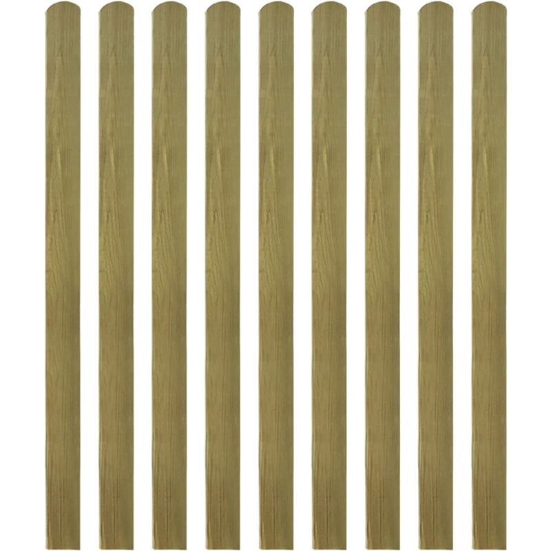 

Listones de valla de jardin 30 uds madera impregnada 140 cm