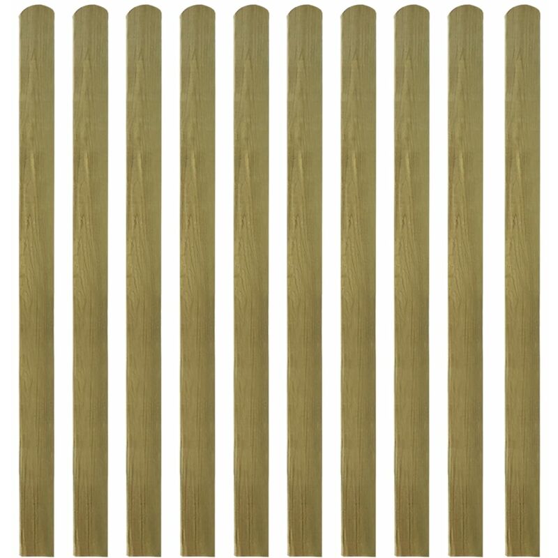 

Listones de valla de jardín 30 uds madera impregnada 140 cm