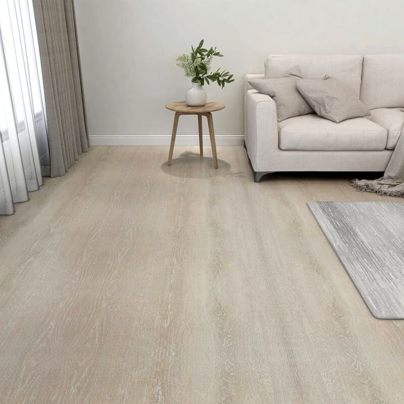 Listoni per Pavimenti Autoadesivi 20 pz in PVC 1,86 m² Beige