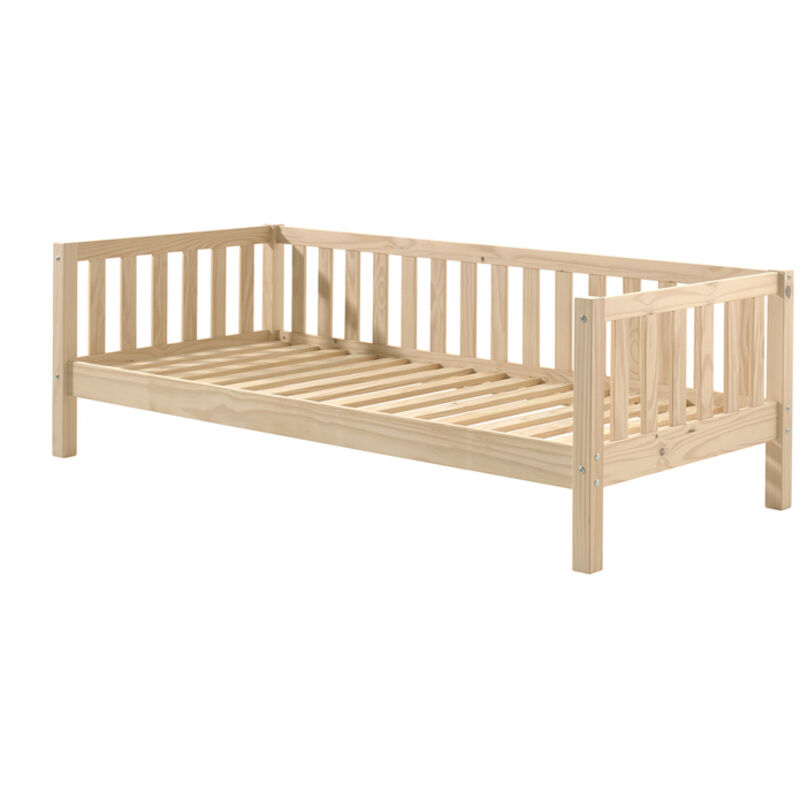 Vipack - Lit banquette 90x200 cm naturel - fizry
