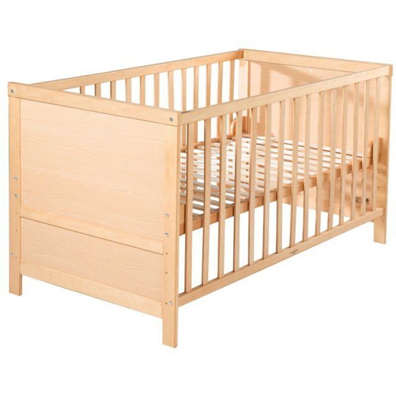 Roba Lit bébé évolutif naturel 70x140 cm bois Roba Lit bébé évolutif naturel 70x140 cm bois