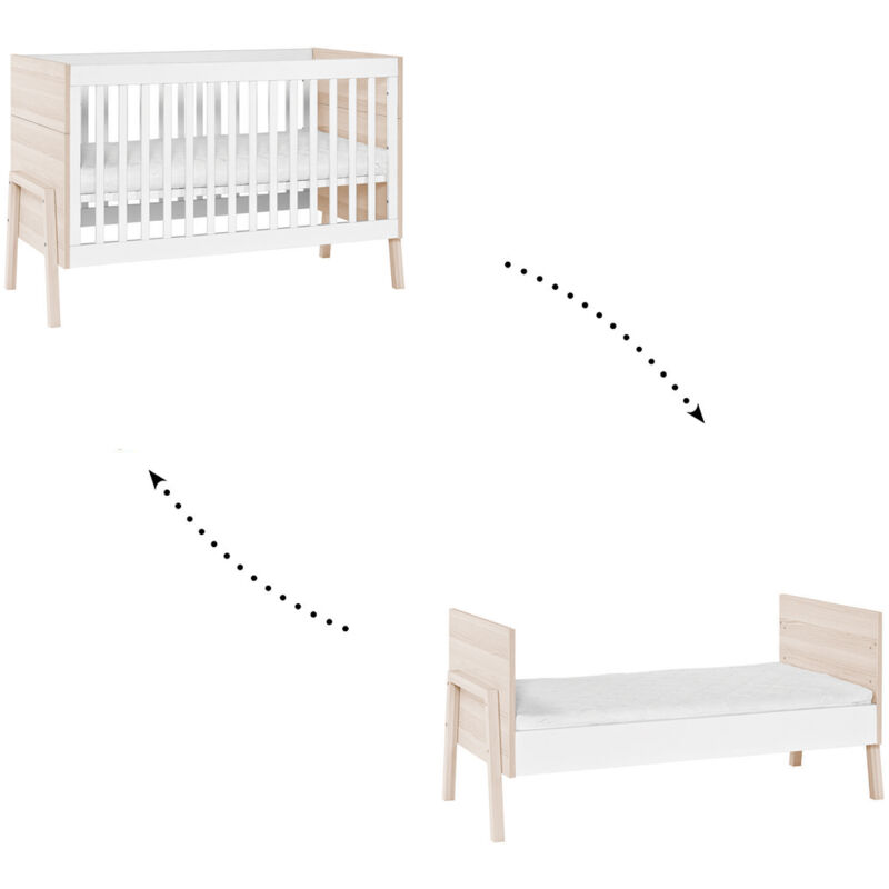 Lit bébé évolutif VOX Spot Blanc