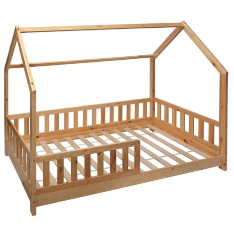 Lit Cabane Enfant ATMOSPHERA Bosco - 90 x 190 cm - Sans matelas