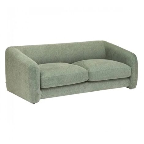 Lit Canapé convertible 3 places, coloris Vert cèdre- Longueur 198 x Profondeur 98 x Hauteur 73 cm