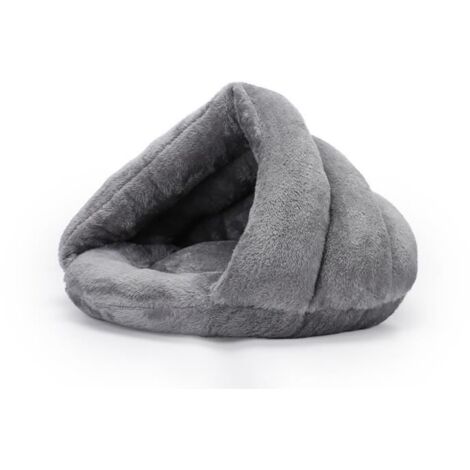 Lit Canapé pour Animaux de Compagnie Portable Douillet Caverne pour Chat Chien Doux Sac de Couchage d\animaux Grande Nid nosku
