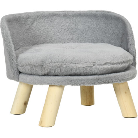 Lit chiens chats coussin doux lavable bord protecteur 40,5x40,5x33 cm
