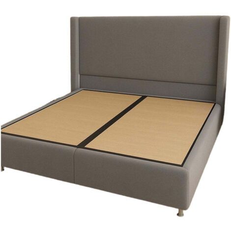 Lit Coffre COCO – Velours – 140x190 cm avec Planche de Rangement