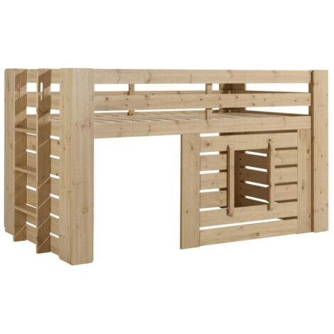 Lit Combiné Compact Enfant "Oliver" 90x200cm Chêne