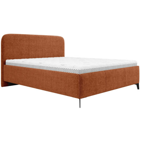 Lit ComfiDream 188, Velo 627, Double, 140x200, Tapisserie, Sommier à lattes, 149x210x106cm