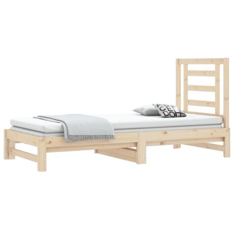 Lit coulissant sans matelas 2x(90x200) cm vidaXL