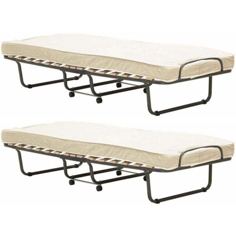 Lit d'appoint pliant Como (Lot de 2)