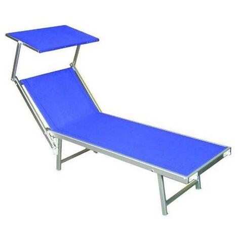 Lit de bain en aluminium Sea V/I Bleu Vette 04912