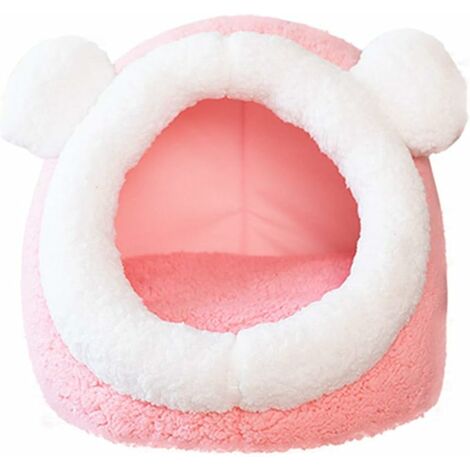 Lit de Chat Chaud Panier pour Chat Petit Chien Chiot Doux Maison Niche pour Animaux de Compagnie avec Coussin Amovible Hiver Nid Canap&eacute pour Chat 4 L - #4