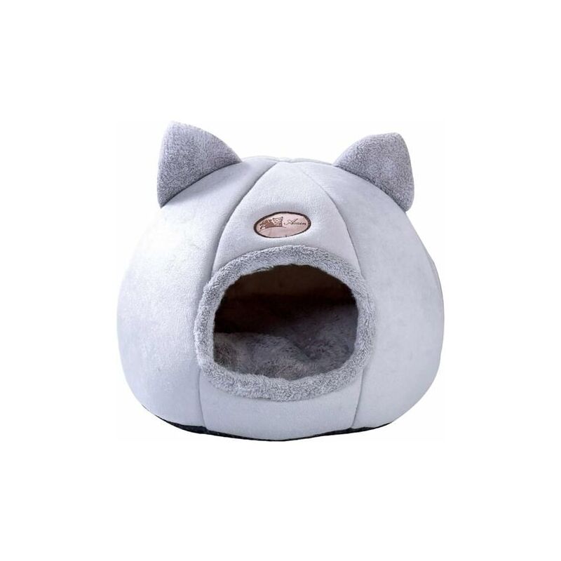 Niche Chat Lit Panier Coussin pour Chat ou Petit Chien Tente/Lit/Maison Pliable pour Animaux de Compagnie 40 x 40 x 40cm