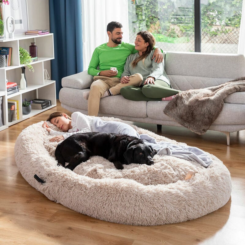 Innovagoods - Lit de Chien pour Humains Human Dog Bed xxl Beige