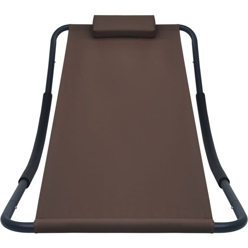 Vidaxl - Lit de jardin Marron 200x90 cm Acier