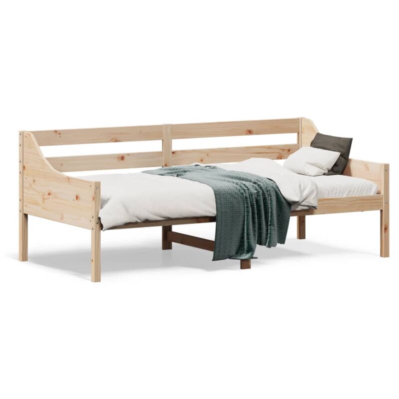 Lit de jour 75x190 cm Bois de pin massif