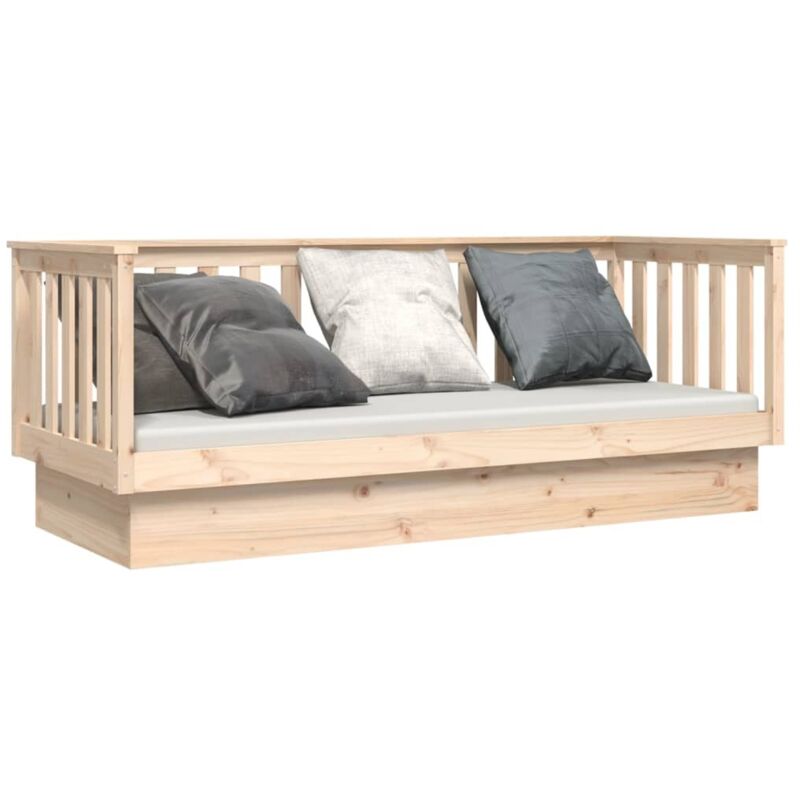 Vidaxl - Lit de jour sans matelas 75x190 cm bois de pin massif