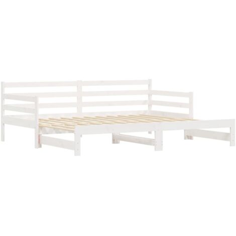 Lit de jour et lit gigogne sans matelas 90x190 cm bois massif vidaXL