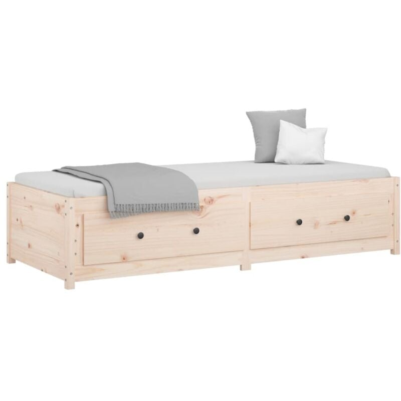 Vidaxl - Lit de jour 75x190 cm Petit simple Bois de pin massif