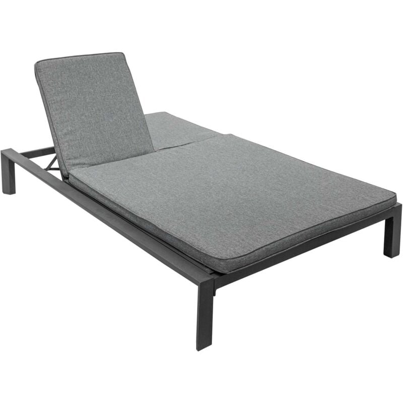 Lit de piscine double Evasion en aluminium