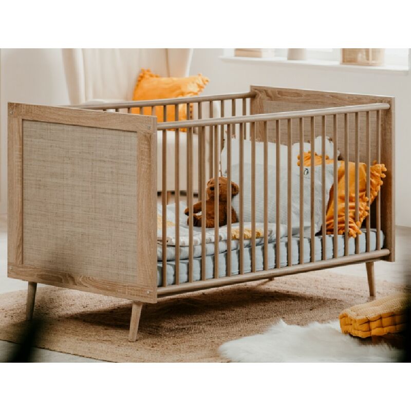 Caesaroo - Lit d'enfant 144x76 cm Chêne clair | Chêne clair