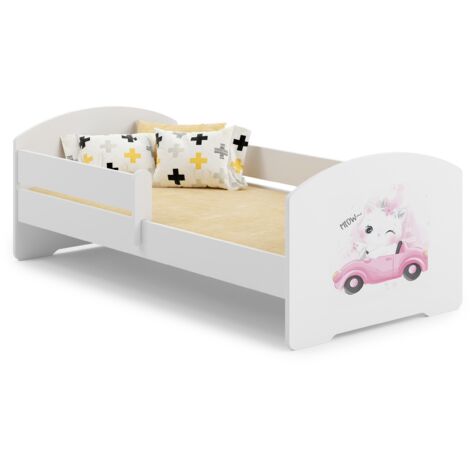 Lit d'enfant LUK avec balustrade 160x80 Cat