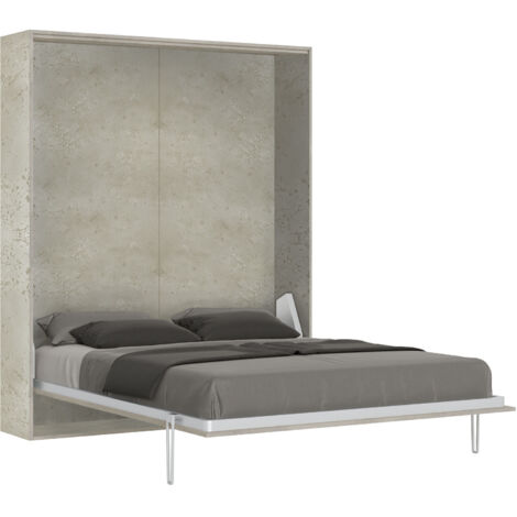 Lit double escamotable en cachemire Kentaro 160