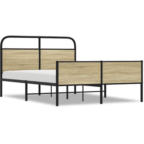 Lit double,Lit adulte,Cadre de lit sans matelas 140x190 cm chêne sonoma CFW4796897