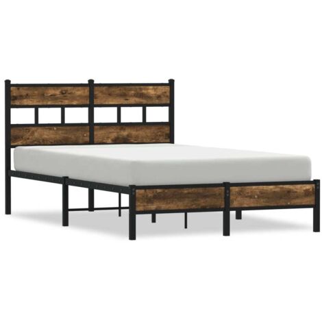 Lit double，Lit adulte，Cadre de lit sans matelas avec tête de lit 120x190 cm CFW3844478