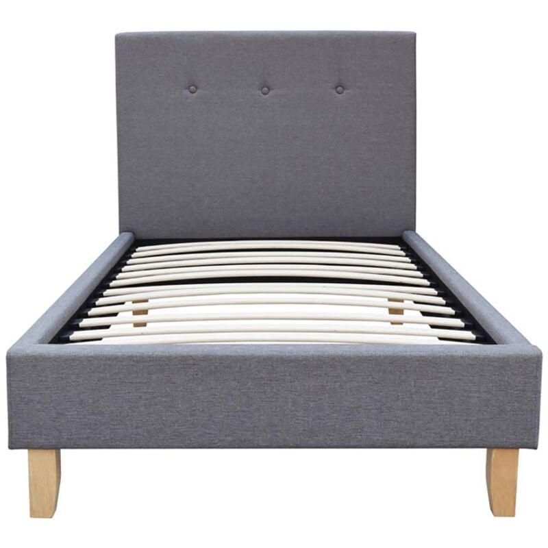 Lit 'Elise' - 90 x 190 cm - Gris