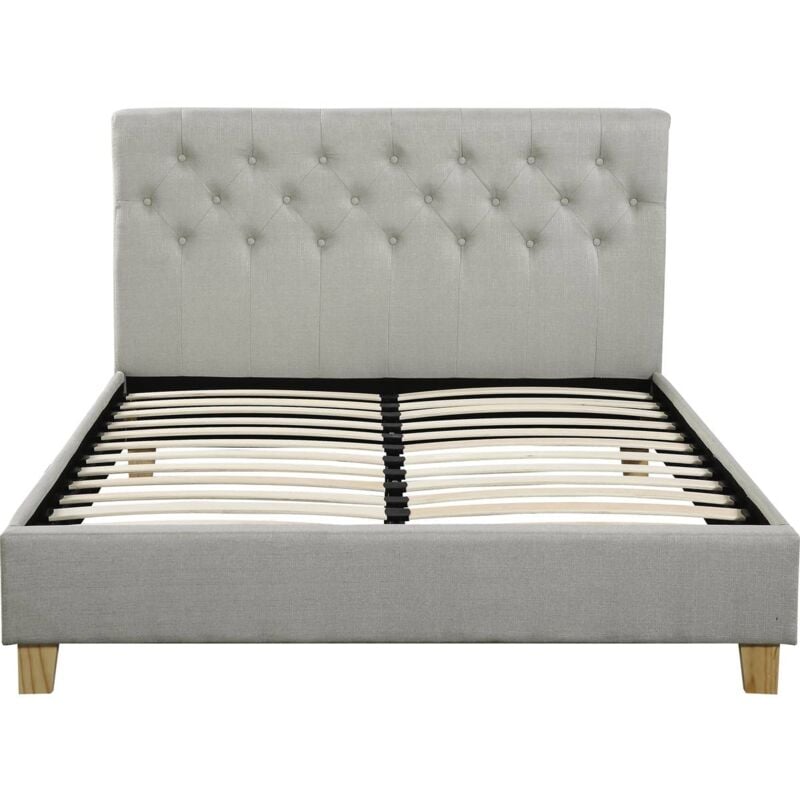 Habitat Et Jardin - Lit 'Emmy' - 160 x 200 cm - Beige