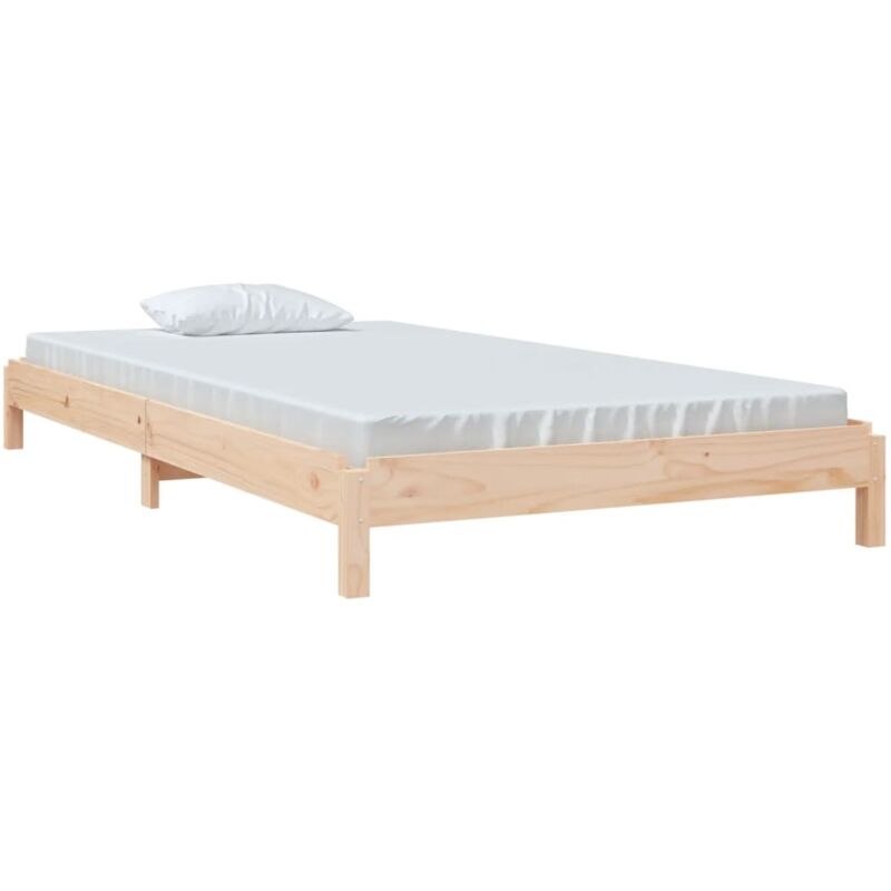 Vidaxl - Lit empilable 90x200 cm Bois de pin massif