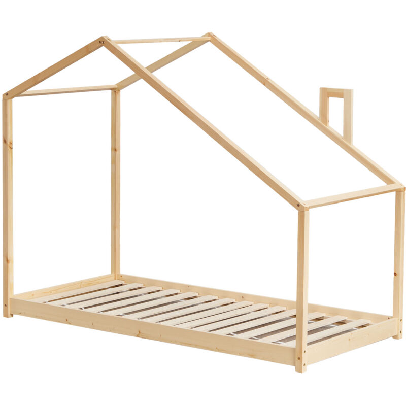 Lit en Bois pour Matelas 90 cm Abbin Kids SKLUM 90 x 190 cm Lit en Bois pour Matelas 90 cm Abbin Kids SKLUM 90 x 190 cm