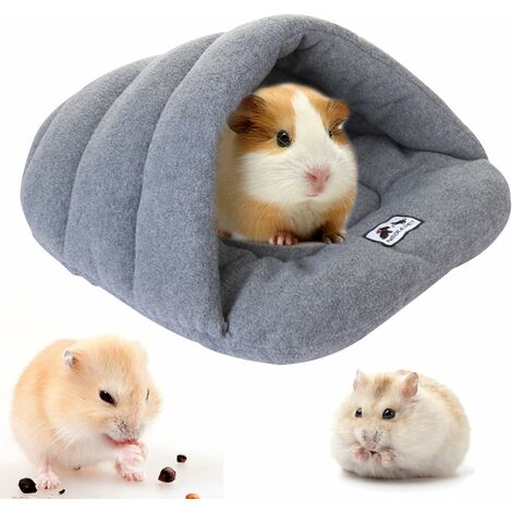 Polaire Petits Animaux Lit Hamster Mini Maison Noël Cochon D'Inde